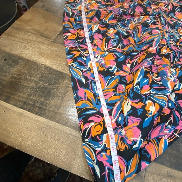 French Connection Women's Floral Sleeveless Twist Front Long Dress Size XXL - Picture 4 of 11